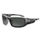 Ergodyne ODIN, Safety Glasses, Anti-Scratch & Fog-Off+, Smoke Lens, Matte Black Frame Frame, Full-Frame ODIN-AFAS - alternate 1